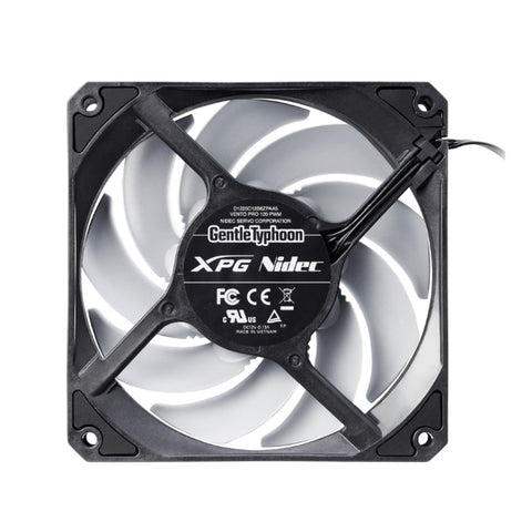 VENTILADOR XPG VENTO PRO 120MM 450-2150RPM NEGRO CON BLANCO (VENTOPRO120PWM-BKCWW)