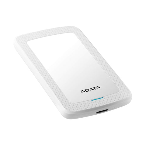 DISCO DURO EXTERNO ADATA HV300 2TB 2.5 USB 3.1 BLANCO (AHV300-2TU31-CWH)