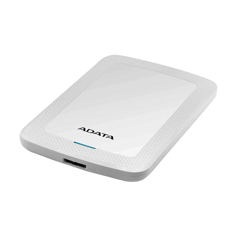 DISCO DURO EXTERNO ADATA HV300 2TB 2.5 USB 3.1 BLANCO (AHV300-2TU31-CWH)