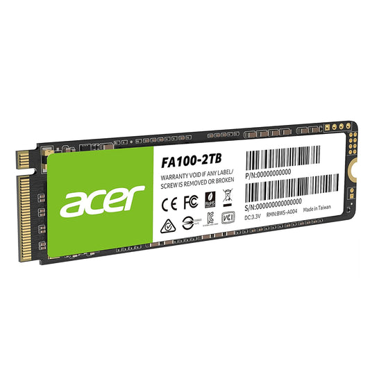 UNIDAD DE ESTADO SOLIDO SSD ACER FA100 2TB M.2 NVME 3300MB/S (BL.9BWWA.121)