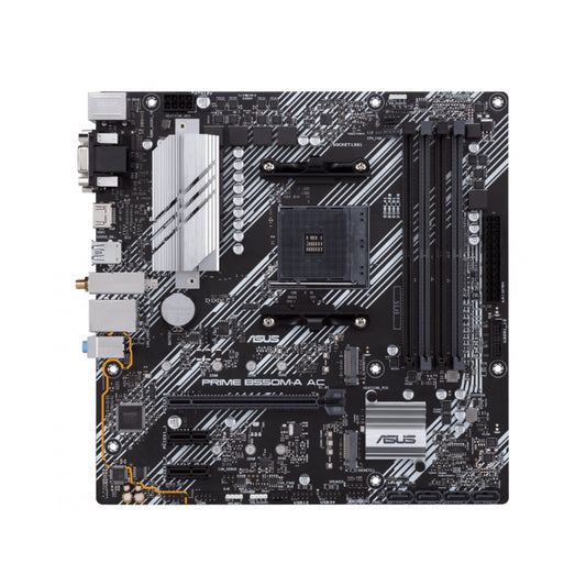 TARJETA MADRE ASUS PRIME B550M-A AC SOCKET AM4 ATX WIFI 4DDR4 128GB 4800MHZ (PRIME B550-A AC)