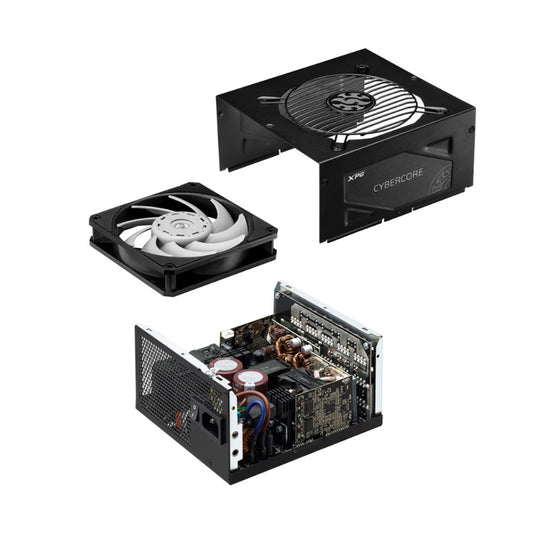 FUNETE DE PODER XPG CYBERCORE 80 PLUS PLATINIUM ATX 120MM 1000W (CYBERCORE1000P-BKCUS)