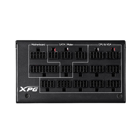 FUENTE DE PODER XPG CYBERCORE 80 PLUS PLATINIUM ATX 120MM 1300W (CYBERCORE1300P-BKCUS)