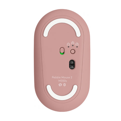 MOUSE OPTICO PEBBLE 2 M350S INALAMBRICO RF BLUETOOTH 4000DPI ROSA (910-007048)