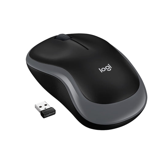 MOUSE M185 WIRELESS NEGRO GRIS 910-002225