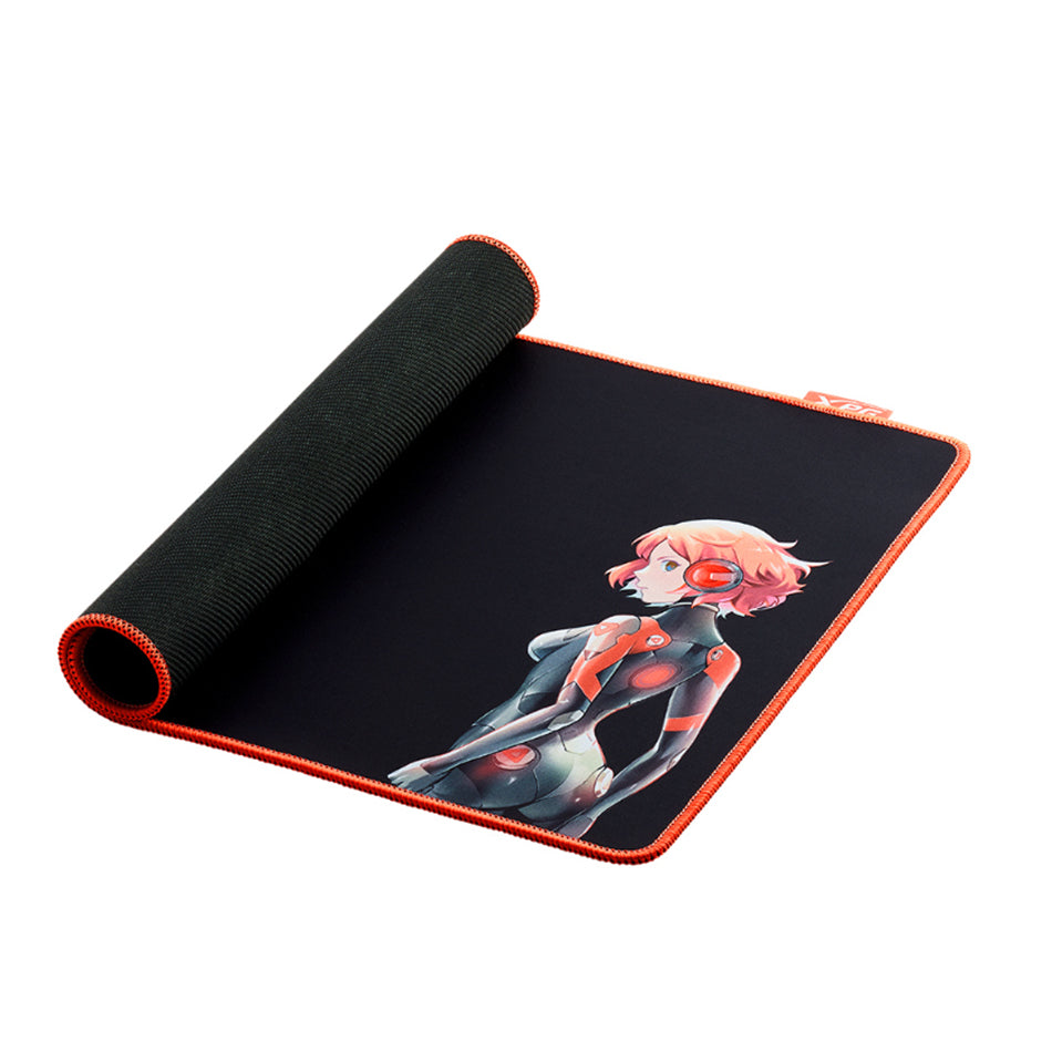 MOUSEPAD GAMER XPG BATTLEGROUND EDICION MERA NEGRO CON NARANJA (BATTLEGROUND L-BK/OGCWW)