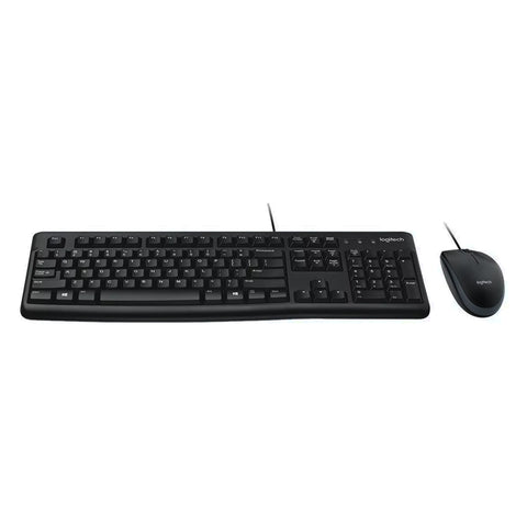 KIT LOGITECH MK120 TECLADO Y  MOUSE ALAMBRICO NEGRO (920-004428)