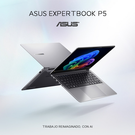 LAPTOP ASUS EXPERTBOOK P5 14 PULGADAS 2560X1600 INTEL CORE ULTRA 5 226V 16GB 512GB SSD WINDOWS 11 PRO ESPAÑOL