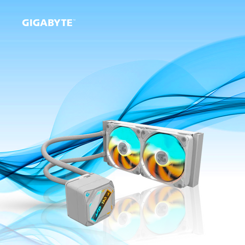 ENFRIAMIENTO LIQUIDO GIGABYTE GAMING 240 ICE 240MM HASTA 2200RPM BLANCO (GP-GIGABYTE GME 240I)