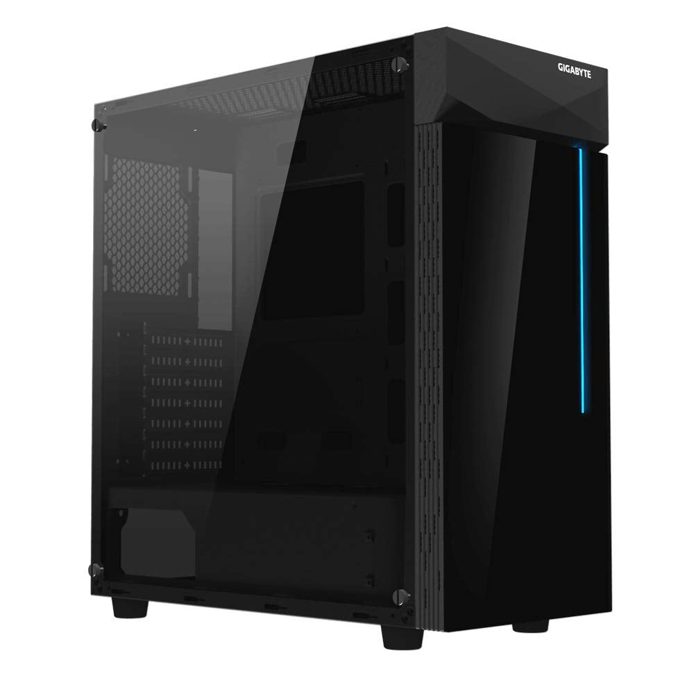 GABINETE GIGABYTE C200G MEDIA TORRE SIN FUENTE 1VENTILADOR NEGRO(GB-C200G)