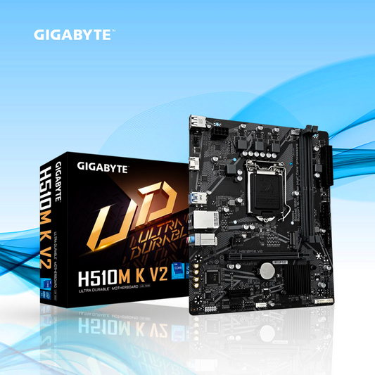 TARJETA MADRE GIGABYTE MICRO-ATX H510M K V2 S-1200 INTEL H470 EXPRESS HDMI 64GB DDR4 (H510M K V2)