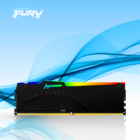Memoria RAM Kingston Fury Beast RGB DDR5 5600MHz 16GB Kit 2 X 8GB CL40 Xmp
