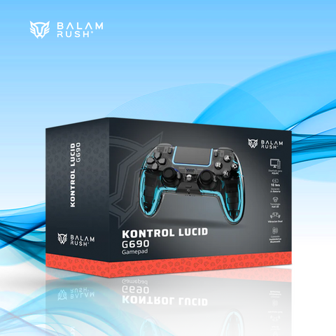 CONTROL BALAM RUSH KONTROL LUCID G690 INALAMBRICO COMPATIBLE  PS5 ANDROID IOS Y PC RGB USB-C NEGRO (BR-943581)