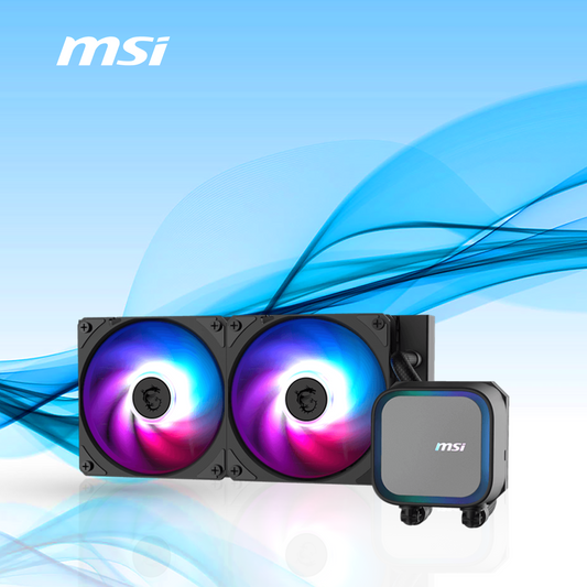 MSI MAG CORELIQUID A13 240 ENFRIAMIENTO LIQUIDO PARA CPU 2X 120MM HASTA 2000RPM NEGRO(MAG CORELIQUID A13 240)