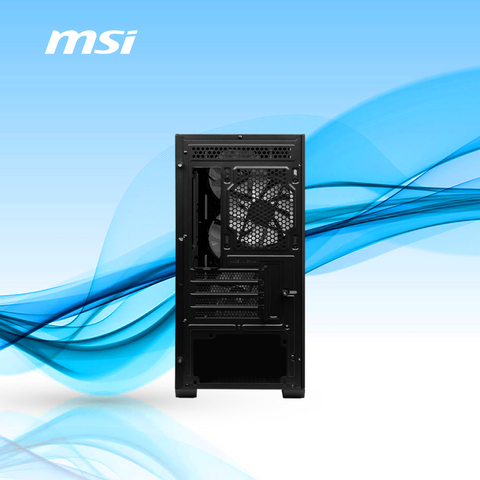 GABINETE MSI MAG FORGE M100A MIDI-TOWER MICRO-ATX/MINI-ITX USB 2.0/3.0 SIN FUENTE 4 VENTILADORES INSTALADOS NEGRO  (MAG FORCE M100A)