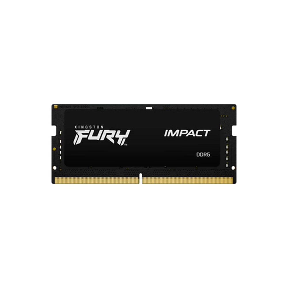 MEMORIA RAM KINGSTON FURY IMPACT DDR5 6000MHZ 16GB NON-ECC CL38 SODIMM XMP NEGRO (KF560S38IB-16)