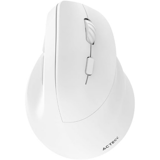 MO ERGONOMICO ACTECK OPTICO VIRTUOS FITT MI520 INALAMBRICO USB-A 2400DPI BLANCO(AC-936231)