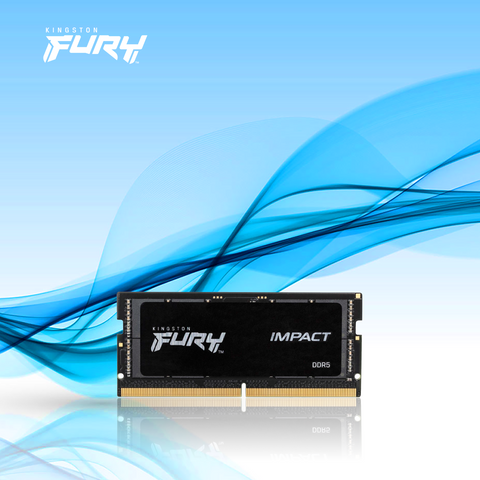 Memoria RAM Kingston Fury Impact DDR5 Sodimm 4800MHz 8GB (1 X 8GB) Non-ecc CL38