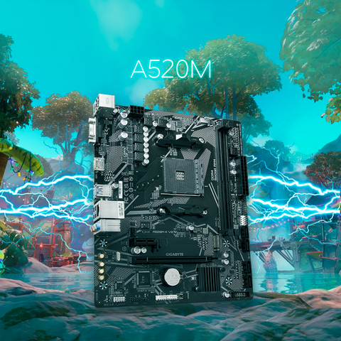 PC Gamer AMD Ryzen 7 5700G Tarjeta A520 Memoria 16GB SSD 480GB Wifi