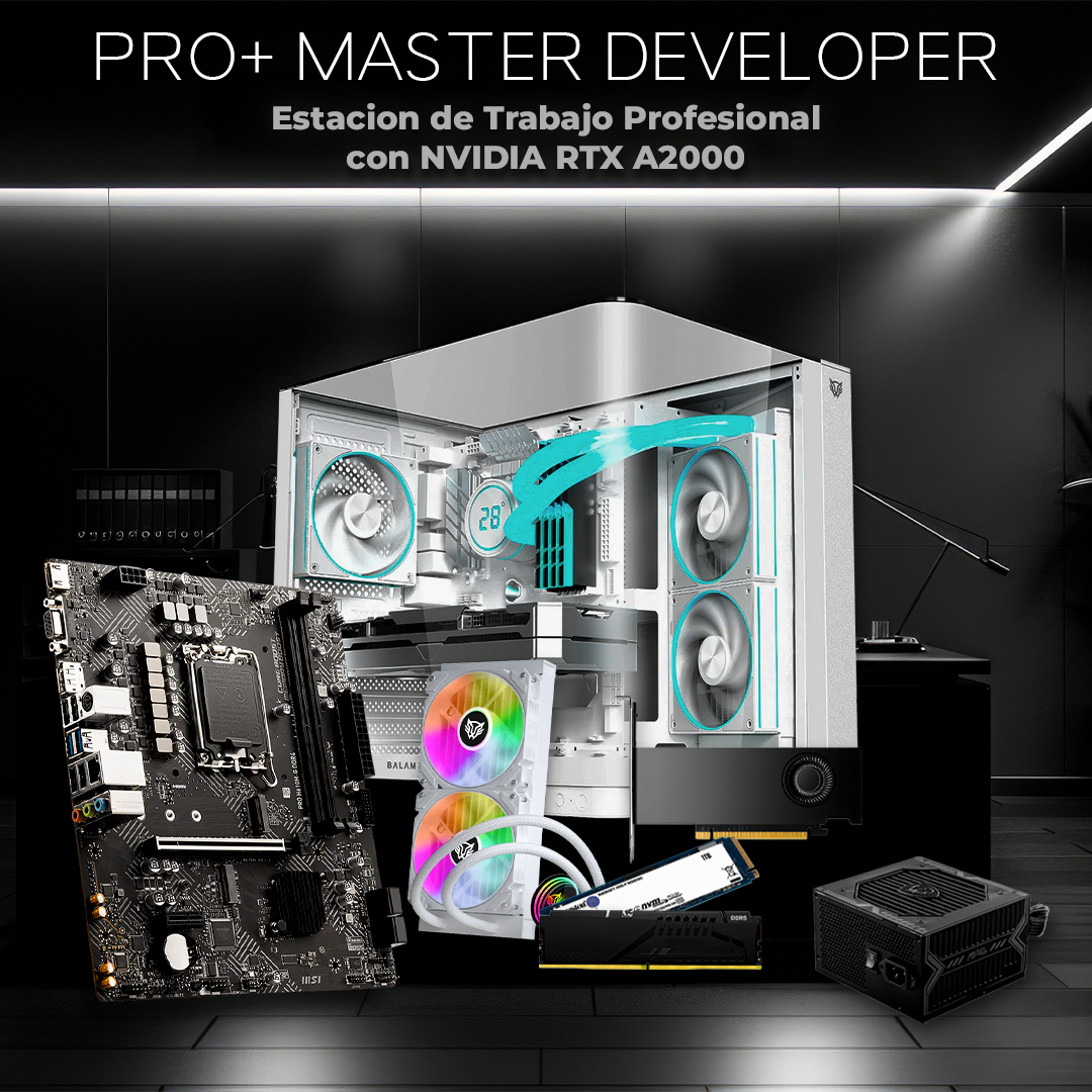 Workstation ArcinTech Pro+ Master Developer | RTX 2000 | Para Arquitectura y Render