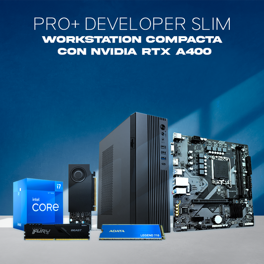 Workstation ArcinTech Pro+ Developer Slim | RTX A400 | Para Arquitectura y Render
