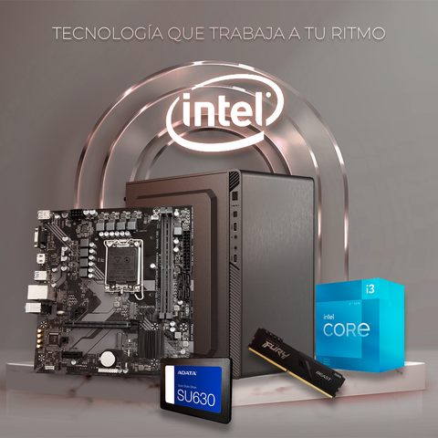 PC ArcinTech Basic Intel Core i3, 16GB memoria RAM, SSD 480GB