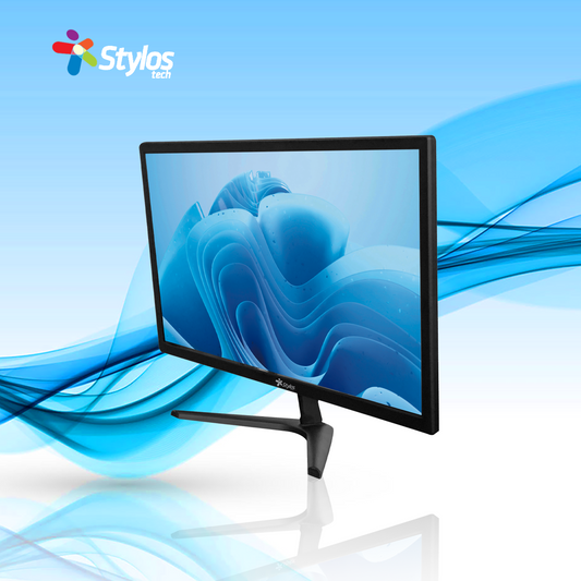 MONITOR STYLOS 19 PULGADAS HD 1440X900 PX VGA Y HDMI 60HZ 5MS NEGRO (STPMOT3B)