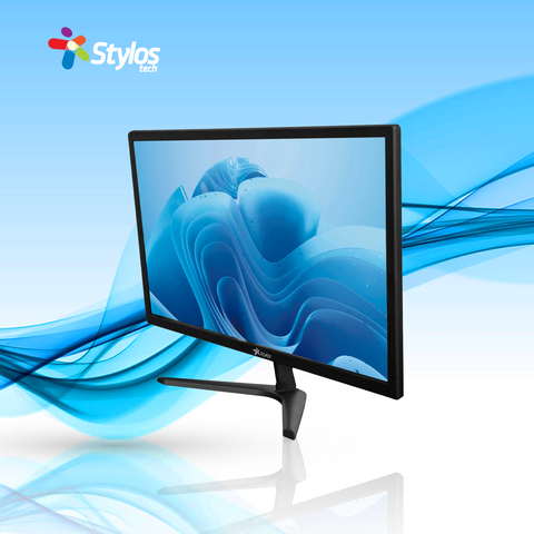 MONITOR STYLOS 19 PULGADAS HD 1440X900 PX VGA Y HDMI 60HZ 5MS NEGRO (STPMOT3B)