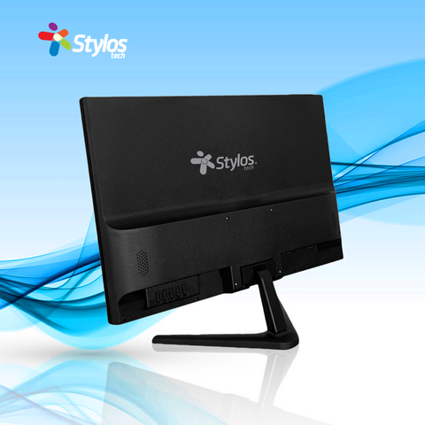 MONITOR STYLOS 19 PULGADAS HD 1440X900 PX VGA Y HDMI 60HZ 5MS NEGRO (STPMOT3B)