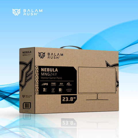 MONITOR GAMER BALAM RUSH MNG24Y LED 23.8 PULGADAS 1920X1080 FULL HD G-SYNC/FREESYNC 100HZ HDMI/DISPLAYPORT NEGRO (BR-943062)