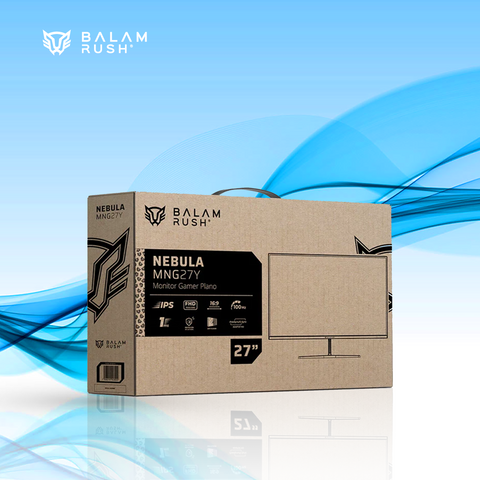MONITOR GAMER BALAM RUSH NEBULA MNG27Y LED 27 PULGADAS 1920X1080 FULL HD FREESYNC 100HZ HDMI/DISPLAYPORT NEGRO (BR-943024)