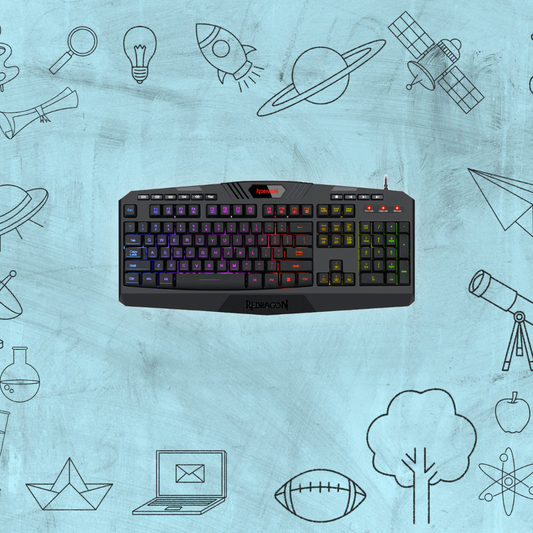 TECLADO GAMER REDRAGON HARPE PRO K503A ALAMBRICO ESPANOL REPOSAMUNECAS RGB FULL TECLAS DEDICADAS RGB NEGRO (K503A-RGB-SP)