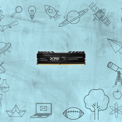 MEMORIA RAM DIMM DDR4 ADATA 8GB XPG GAMMIX D10 3200MHZ BLACK (AX4U32008G16A-SB10)