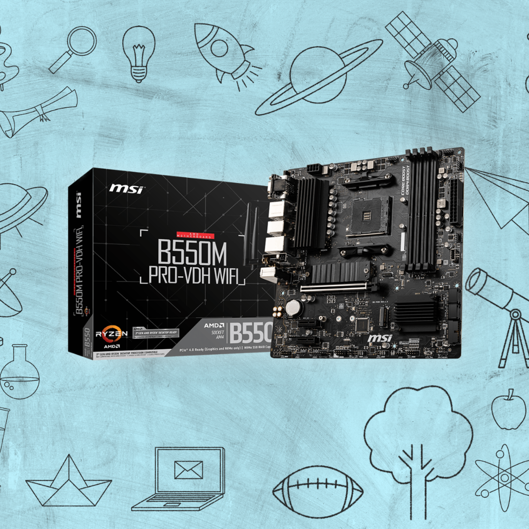 TARJETA MADRE MSI B550M PRO-VDH WIFI SOCKET AM4 4 DDR4 (B550M PRO-VDH WIFI)