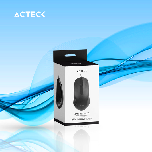 MO OPTICO ENTRY 100 OPTIMIZE MA210 ALAMBRICO USB 1000DPI NEGRO (AC-928830)