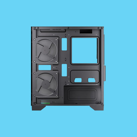 GABINETE BALAM RUSH TANK PERFORM 3600 MINI-TOWER MICRO-ATX/MINI-ITX USB 2.0/3.0 SIN FUENTE 4 VENTILADORES INSTALADOS NEGRO (BR-941631)