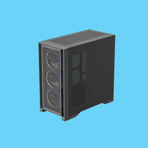 GABINETE GAMER BALAM RUSH MEDIA TORRE CARBONO POLAR TWIN MATE 9900 LEGEND SERIES ATX/MICRO-ATX/MINI-ITX USB 2.0/3.0/3.1 SIN FUENTE 5 VENTILADORES INSTALADOS PANEL IZQUIERDO CRISTAL NEGRO (BR-941457)