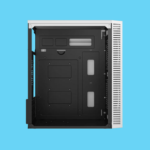 GABINETE ACTECK FUJI GC470 CON VENTANA DE CRISTAL MINI-TOWER MICRO-ATX/MINI-ITX USB 2.0 CON FUENTE DE 500W 2 VENTILADORES INSTALADOS BLANCO (AC-939515)