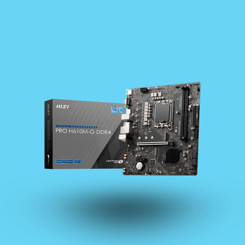 TARJETA MADRE MSI PRO H610M-G DDR4 LGA 1700 12VA 2DDR4 M.2 HDMI PCI  (PRO H610M-G DDR4)