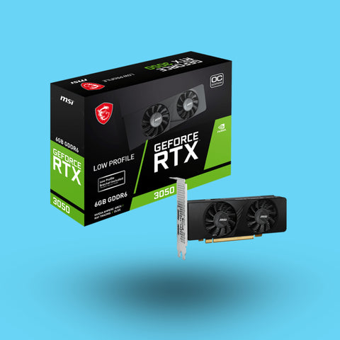 TARJETA DE VIDEO MSI NVIDIA GEFORCE RTX 3050 LP 6G OC 6GB 96-BIT GDDR6 PCI EXPRESS 4.0 X16 (RTX 3050 LP 6G OC)