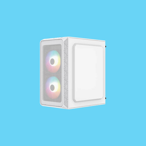 GABINETE ACTECK DOOM PRO MESH GI730M MINI-TOWER MICRO-ATX/MINI-ITX USB 2.0/3.0 FUENTE DE 600W 3 VENTILADORES INSTALADOS BLANCO (AC-939256)