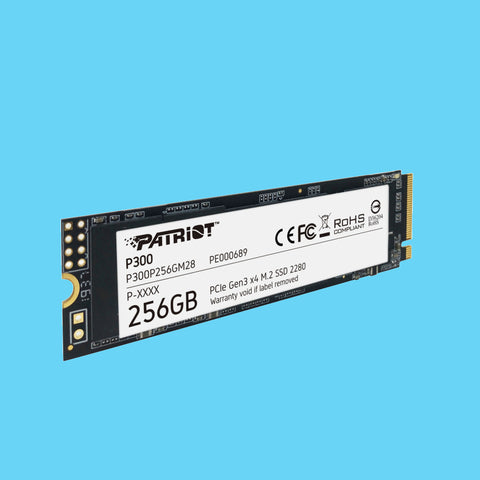 UNIDAD DE ESTADO SOLIDO SSD PATRIOT P300 M.2 256GB PCI EXPRESS 3.0 X4 (P300P256GM28)