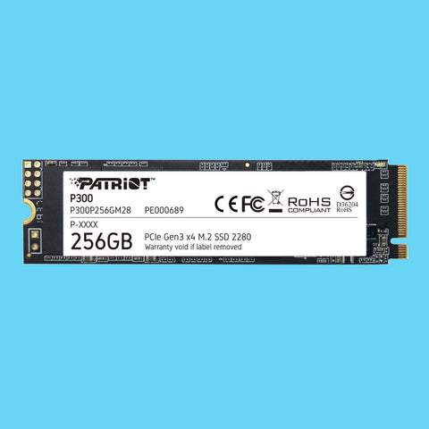 UNIDAD DE ESTADO SOLIDO SSD PATRIOT P300 M.2 256GB PCI EXPRESS 3.0 X4 (P300P256GM28)
