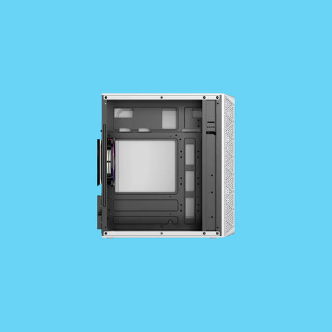 GABINETE ACTECK DOOM PRO CRYSTAL GI730C MINI-TOWER MICRO-ATX/MINI-ITX USB 2.0/3.0 FUENTE DE 600W 3 VENTILADORES INSTALADOS BLANCO (AC-939232)