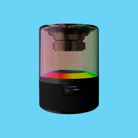BOCINA PORTATIL ACTECK GLEE PURE AP30 BLUETOTH INALAMBRICO 5W RMS USB-C NEGRO (AC-936422)
