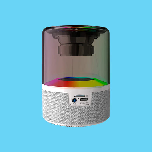 BOCINA PORTATIL ACTECK GLEE PURE AP30 BLUETOOTH INALAMBRICO 5W RMS USB-C BLANCO (AC-936439)