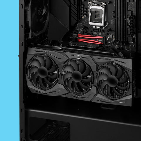 GABINETE ADATA XPG DEFENDER EATX MEDIA TORRE VIDRIO TEMPLADO MINI ITX USB 3.0 SIN FUENTE 3 VENTILADORES NEGRO (DEFENDER-BKCWW)