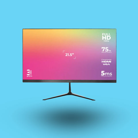 MONITOR ACTECK LED CAPTIVE 21.5 VIVID SP215 FULL HD 1080P 75HZ 5MS HDMI (AC-933858)