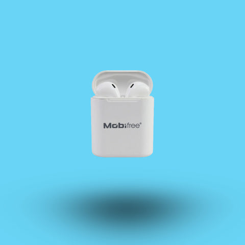 AUDIFONOS MOBIFREE IN-EAR BLUETOOTH BLANCOS 4HRS BATERIA INALAMBRICO (MB-929738)