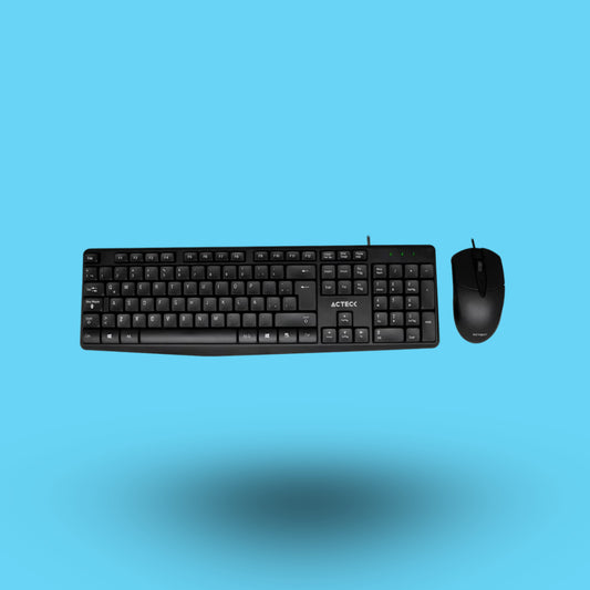 KIT DE TECLADO Y MOUSE MK210 105 TECLAS USB 1.5 MO ALAMBRICO NEGRO (AC-928984)
